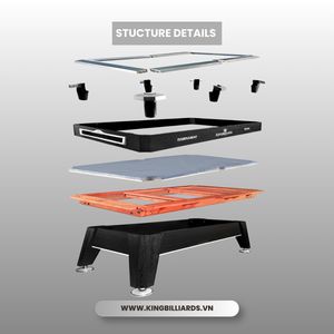 Mesa de Billar Americana King Luxury Tournament Standard, Madera Contrachapada Sólida, Bolsillos de Cuero Genuino, Sistema de Retorno de Bolas, Obtenga OEM |   Más Vendido - Product Image 4