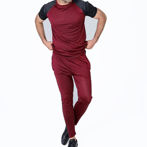 Chándal Deportivo de Verano para Hombre, Personalizado al por Mayor, de Alta Calidad, Poliéster/Algodón Sólido, Transpirable, Ligero, de Secado Rápido - Product Image 5