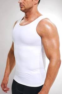 Undershirt <b>White</b> Tank Tops <b>Men's</b> Pure Cotton Breathable Knitted Casual Workout Fitness Body Building Gym Training <b>Vest</b> - Product Image 2