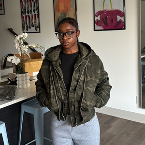 Chaqueta con capucha para hombre con diseño de camuflaje moderno, triple capa, con cremallera y forro acolchado de poliéster, sudadera con capucha de 3 capas con cremallera para hombre. - Product Image 3