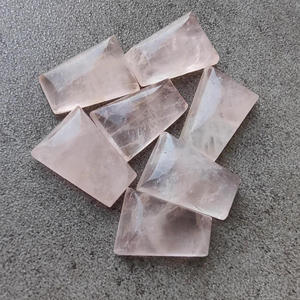 Cabujón de Cuarzo Rosa Natural en Forma de Ataúd, Gema Calibrada, Tamaños Personalizados Disponibles, Todos los Tamaños Disponibles - Product Image 5