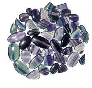 Cuentas de cristal de cuarzo de fluorita púrpura de calidad AAA +, hermosas piedras preciosas naturales sueltas para hacer joyas personalizadas, todas las formas - Product Image 3