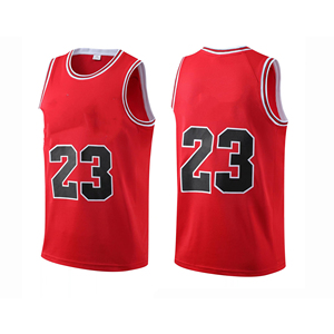 ชุดยูนิฟอร์มบาสเก็ตบอลคุณภาพดีที่สุด พิมพ์ลายด้วยความร้อนคุณภาพสูง ระบายอากาศได้ดี ไซส์พลัสสำหรับผู้ชาย เสื้อบาสเก็ตบอลสำหรับฝึกซ้อม - Product Image 3