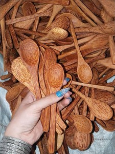 ชามเปลือกมะพร้าวทำมือ ขัดเงาธรรมชาติ ดีไซน์แบบวาบิซาบิ สำหรับเสิร์ฟอาหารและตกแต่ง - Product Image 6