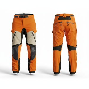 Pantalones de Motociclismo Impermeables de Alto Rendimiento, Pantalones de Motociclista Protectores, Resistentes al Viento, Transpirables, con Armadura, para Motocross - Product Image 4