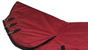 Nouvelles couvertures d'hiver pour chevaux en ripstop faites à la main avec couvre-cou amovible, imperméables - Product Image 3