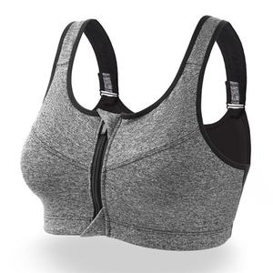 Soutien-gorge de sport personnalisé en nylon à fort impact, dos croisé, rembourré, pour femme, idéal pour l'entraînement, la course, le fitness et le yoga - Product Image 3