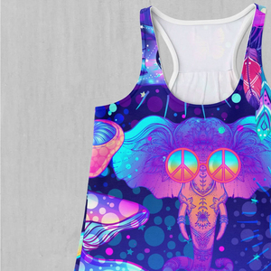 Camiseta sin mangas ligera de poliéster sublimado personalizada para mujer, ropa deportiva, tela reciclada, sin costuras, de secado rápido y transpirable - Product Image 2