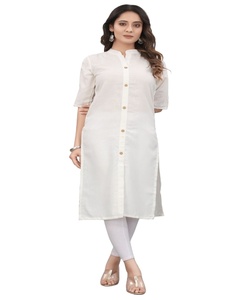 Divers hauts Kurti en coton multicolores pour femmes, conçus par des designers, pour les mariages et les festivals - Product Image 1