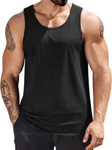 Débardeur Performance pour Homme – Respirant, en Polyester Doux au Toucher, Léger, Fluide, Extensible, Confort Quotidien, Texture Lisse et Moderne - Product Image 2