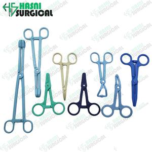 อุปกรณ์การแพทย์ที่ปลอดภัยและดีต่อสุขภาพคุณภาพดีเยี่ยมคีมแป้งแหนบพลาสติกแบบใช้แล้วทิ้ง - Product Image 4