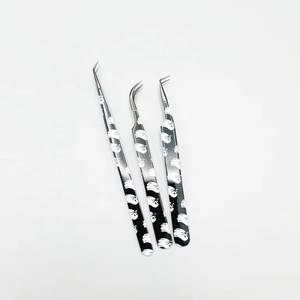 Juego de Pinzas Quirúrgicas para Pestañas Morje, Herramientas de Precisión de Acero Inoxidable para Extensión de Pestañas Postizas con Logotipo y Empaque Personalizados - Product Image 4