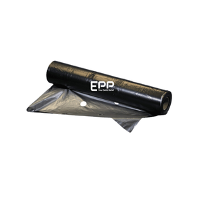 Film de paillage anti-mauvaises herbes en PE de haute qualité, rouleaux de plastique noir pour usage agricole, riz, alimentation, farine - Product Image 1