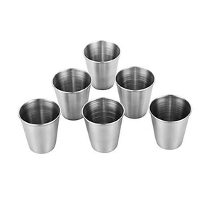Vaso de chupito personalizado de acero inoxidable con logotipo grabado con láser para regalos corporativos, recuerdos de boda y fiestas. - Product Image 4
