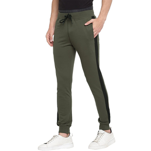Pantalons de survêtement personnalisés de haute qualité pour hommes, en coton uni, style décontracté, vente en gros - Product Image 6