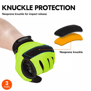 ถุงมือหนังสังเคราะห์คุณภาพพรีเมียม Amara ป้องกันการลื่น ทนความร้อน ทนทาน เหมาะสำหรับกิจกรรมกลางแจ้งและงานทั่วไป - Product Image 2