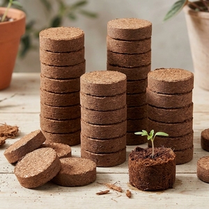 Fabricants et exportateurs indiens de disques de fibres de coco 100% naturelles, 8 mm, pour la germination - Product Image 3