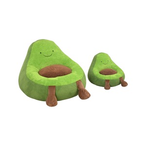 Sofá de Espuma para Niños, Relleno de Espuma Triturada, Tela de Terciopelo, Silla Tipo Puff con Diseño de Aguacate, 3 Años, Portátil, Convertible, Extensible - Product Image 5