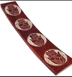 Quemador de Incienso Tradicional Ecológico Tallado a Mano en Piedra Jabonosa de 10" x 1.5" con Recolector de Ceniza - Product Image 2