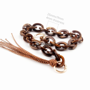 Collar de Cadena de Resina a la Moda, Joyería Única para Mujer, Accesorios de Tendencia, Tradebyd - Product Image 2