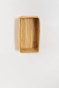 Étagère murale en rotin durable, rectangulaire arrondie, présentoir flottant, tissée à la main, décoration intérieure, organisateur de rangement, vente en gros B2B - Product Image 2