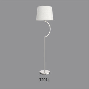 Lampadaire en fer en promotion, design nordique moderne et minimaliste pour hôtel, lecture et éclairage sur pied, E26 + LED 6W - Product Image 1