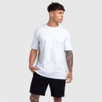 T-shirt en coton pour homme, design personnalisé, tissu peigné, écologique, séchage rapide, anti-boulochage, respirant
