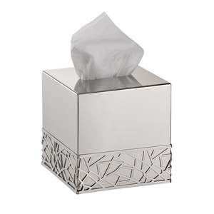 Boîte à mouchoirs en métal, distributeur de serviettes en aluminium pour voiture et cuisine, porte-serviettes personnalisé - Product Image 2