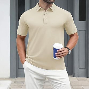 Polo ultra-léger pour homme, respirant et anti-transpiration, idéal pour le fitness, la gym et la course à pied, fabriqué par Dress Sports - Product Image 2