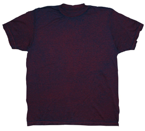 T-shirt noir délavé à l'acide pour homme, manches courtes, col rond, en coton uni - Product Image 5