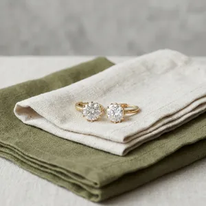 Boucles d'oreilles pour femmes en or massif 9 carats avec diamants taille brillant de couleur D, cultivés en laboratoire, 7,50 mm, certifiés IGI, style classique, pour usage quotidien - Product Image 4