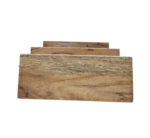 Premium Handcrafted Wooden Desk <b>Name</b> <b>Plate</b> Set of Three with Engraved Office Messages for Executive Workspace Decor - Product Image 5