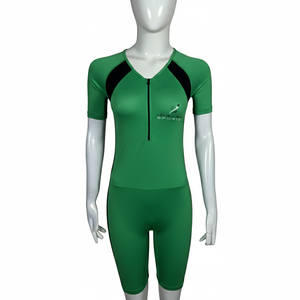 Maillot de bain personnalisable de haute qualité pour femmes, coupe haute, une pièce, imprimé, en Spandex/Nylon - Product Image 1