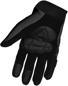 Gants de moto à doigts entiers, vente chaude, en microfibre, toucher cuir, protection des articulations, durables, imperméables, respirants - Product Image 2