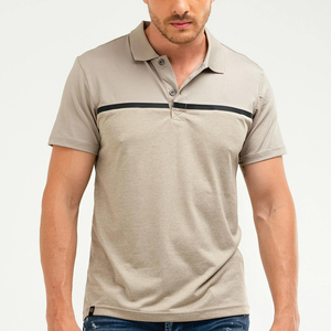 Nueva Camiseta de Golf Elegante para Hombre, Talla Grande, con Logotipo Personalizado, 100% Algodón, Verano, Casual, Secado Rápido, Manga Corta - Product Image 6