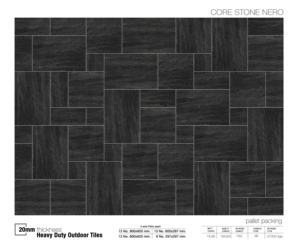 Baldosas de Porcelana para Exteriores de 24x24 Pulgadas, Majestic Core Stone R11 Mate, 20 mm de Grosor, Resistentes para Estacionamiento - Product Image 6