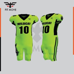 Ensemble d'uniformes de football américain élégants pour équipes sportives – Maillot respirant 100 % polyester et pantalon de performance à séchage rapide pour joueurs adultes - Product Image 5