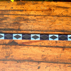 Cinturón de polo de cuero de búfalo de agua juvenil azul cielo marino hilo ceroso 100% hebilla de latón macizo de alta calidad longitud personalizada informal - Product Image 5