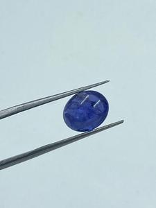 คุณภาพสูงสุด 2 ชิ้นแทนซาไนต์สีฟ้าเข้มพลอยหลวมรูปไข่ 9.64 กะรัต 9x10.80 มม.สำหรับทำเครื่องประดับ - Product Image 3