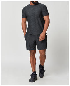 Conjunto de Pantalones Cortos Deportivos de Verano para Hombre, Tejidos, Sólidos, de Secado Rápido, para Correr y Hacer Ejercicio - Product Image 5