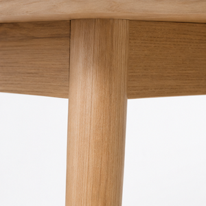 ARTERRA Luxury Modern Scandinavian Teak Wood <b>Dining</b> <b>Set</b> <b>Round</b> <b>Table</b> with Chairs <b>for</b> Restaurant Hotel - Product Image 4