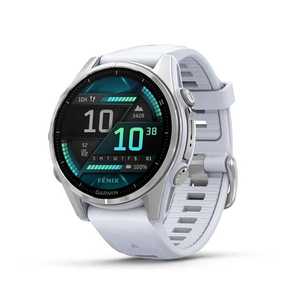 Reloj Inteligente GPS Garmin fenix 8 AMOLED de 43 mm para Exteriores, Color Blanco Piedra - Product Image 1