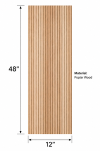 Paneles de Pared Autoadhesivos de Madera Maciza con Revestimiento de Listones, Superficie 3D Insonorizante, Fácil Instalación, Paneles Decorativos Modernos para Interiores, Sala de Estar, Comedor - Product Image 2