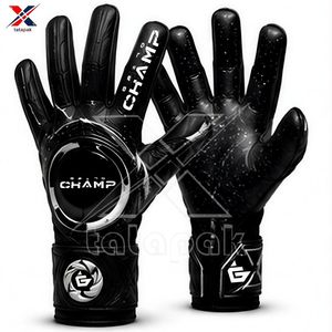 Gants de gardien de but en cuir avec support de poignet pour l'entraînement et la compétition en extérieur - Product Image 3