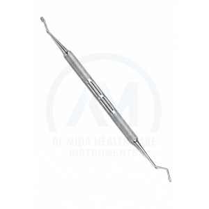 Al Mida Healthcare Manual Dual Tip Dental Surgical <b>Instrument</b> Stainless Steel Handle CE Certified Class I Hospital Clinic Use - Product Image 4