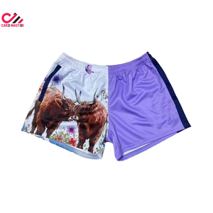 Shorts de rugby pour hommes de qualité supérieure, sublimation, unisexes, avec poches, 100% polyester, respirants, OEM - Product Image 6