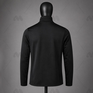 Veste softshell personnalisée à demi-zip, coupe-vent de qualité supérieure, pull d'extérieur respirant, vêtements décontractés et sportifs pour hommes - Product Image 6