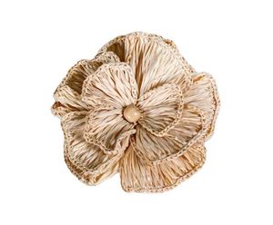 Luxury Decorative Artisan Handmade <b>Rattan</b> Floral Napkin Ring Layered Petal Woven Design for <b>Dining</b> <b>Table</b> Weddings and Events - Product Image 1