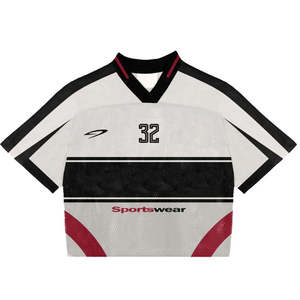 Camiseta de malla transpirable de talla grande para hombre, personalizada OEM, para fútbol y baloncesto - Product Image 5