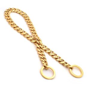 Chaîne pour chien en métal torsadé robuste, conçue pour les chiens de taille moyenne et grande, offrant une manipulation sécurisée - Product Image 5
